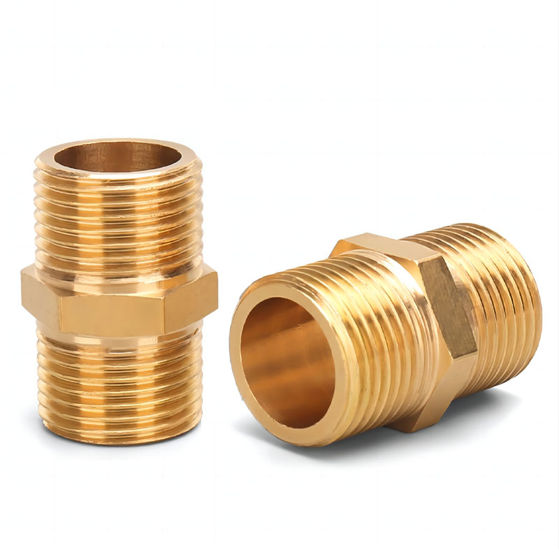 Spoke Nipple Brass - Messingrohr-Sechskantnippel-Fitting, Schnellkupplungsadapter, 1/8 1/4 3/8 1/2